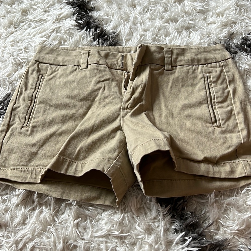 tan shorts